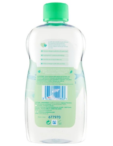 Johnson's Baby Olio 500ml - Aloe Vera - Idratante